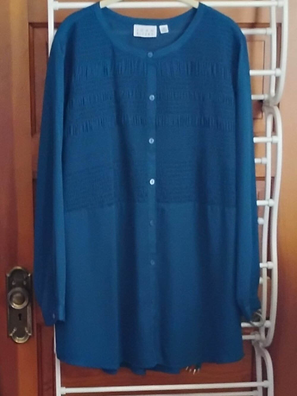 Joan Rivers LS Blouse 2X